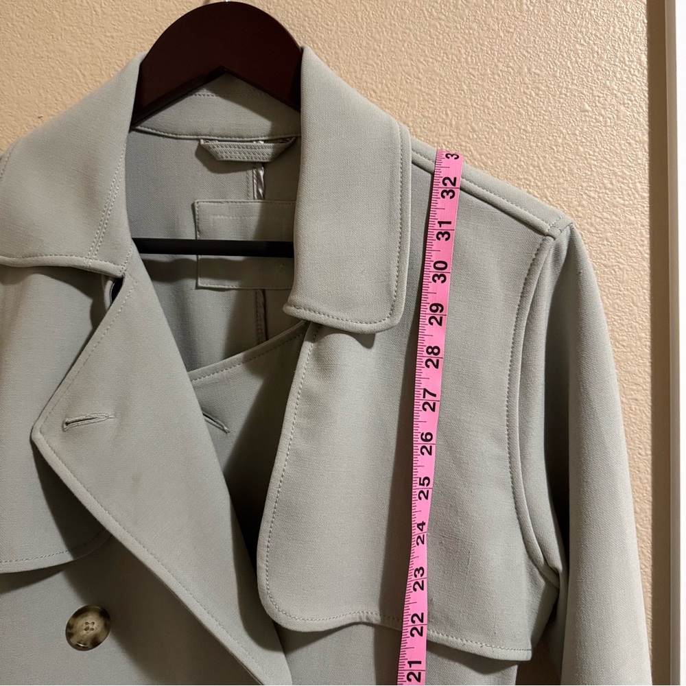 Abercrombie & Fitch Gray Trench Coat - Picture 4 of 4